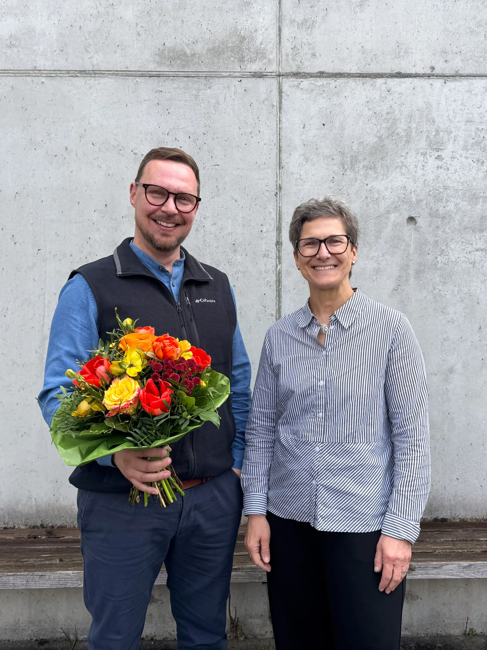 Links: Philipp Goroll, neuer Geschäftsführer der Lebenshilfe Starnberg. Rechts: Edith Dieterle, bisherige Geschäftsführerin.